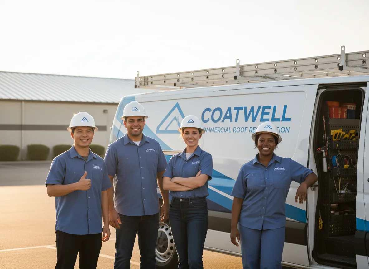 Commercial roof coating company in Santa Fe, TX